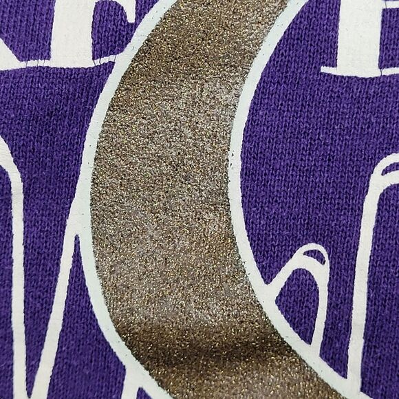 Vintage 80s Jerzees Sweatshirt Womens Large 20x23 Purple - Picture 10 of 12